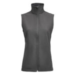 Valley Softshell Bodywarmer Dames Staal Grijs