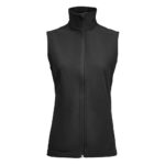 Valley Softshell Bodywarmer Dames Zwart