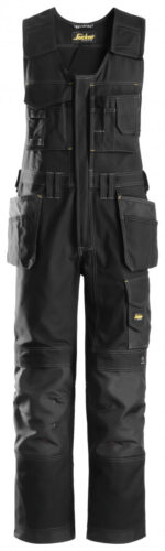 0214 Canvas Bodybroek met Holsterzakken Zwart