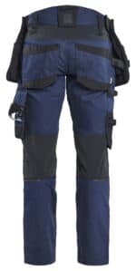 1970 Stretch Werkbroek Striker met Holsterzakken Donker Marineblauw/Zwart