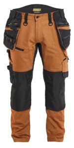 1970 Stretch Werkbroek Striker met Holsterzakken Roest/Zwart