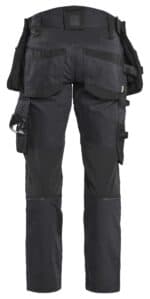 1970 Stretch Werkbroek Striker met Holsterzakken Zwart