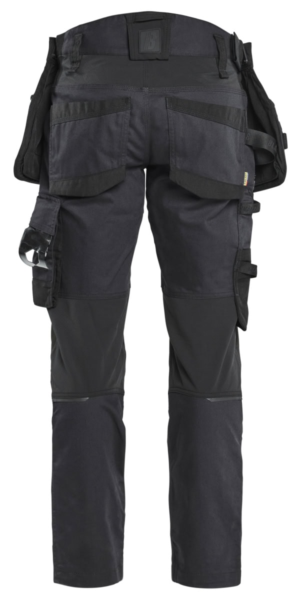 1970 Stretch Werkbroek Striker met Holsterzakken Zwart