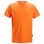 2502 T-Shirt Korte Mouw Warm Orange