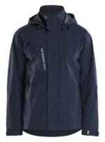 4483 Shell Jack met Stretch Donker Marineblauw/Zwart