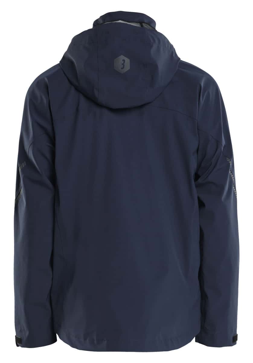 4483 Shell Jack met Stretch Donker Marineblauw/Zwart