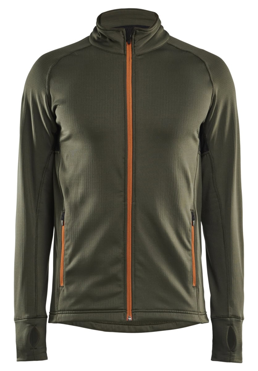 4735 Fleecejack Striker Wougroen/Roest