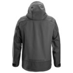 1226 Softshell Stretch Jack met Kap Staal Grijs/Donker Staal Grijs