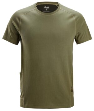 2556 Stay Fresh T-shirt Khaki Groen