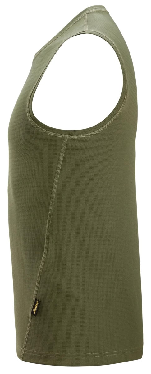2956 Stay Fresh Tanktop Khaki Groen