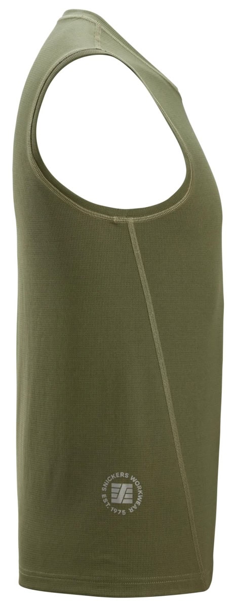 2956 Stay Fresh Tanktop Khaki Groen