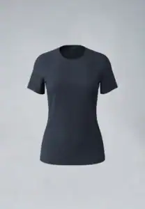 Duurzaam T-shirt uit Koffiedrab Dames Navy