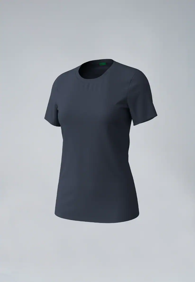 Duurzaam T-shirt uit Koffiedrab Dames Navy