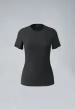 Duurzaam T-shirt uit Koffiedrab Dames Zwart