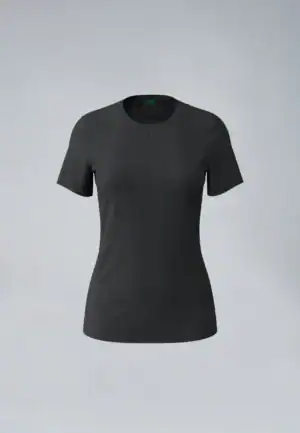 Duurzaam T-shirt uit Koffiedrab Dames Zwart