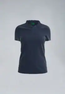 Duurzame Polo uit Koffiedrab Dames Navy