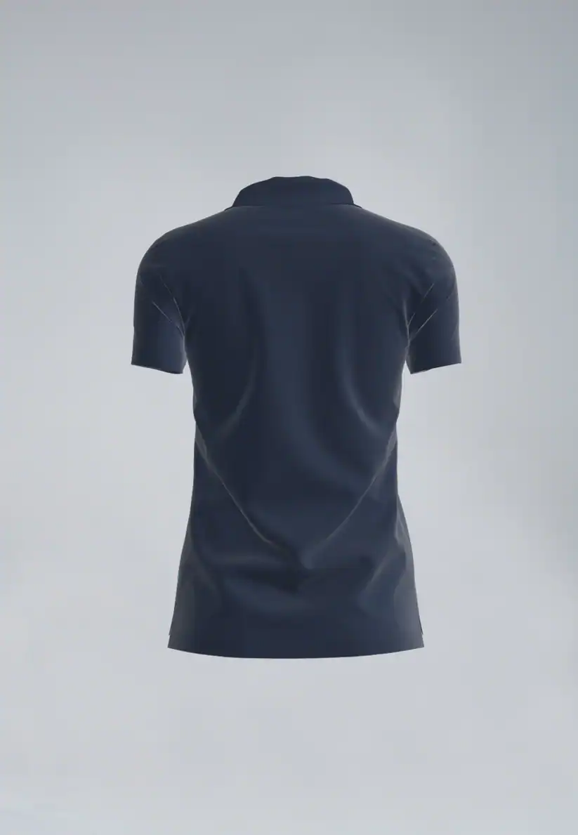 Duurzame Polo uit Koffiedrab Dames Navy