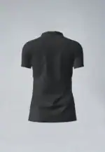 Duurzame Polo uit Koffiedrab Dames Zwart