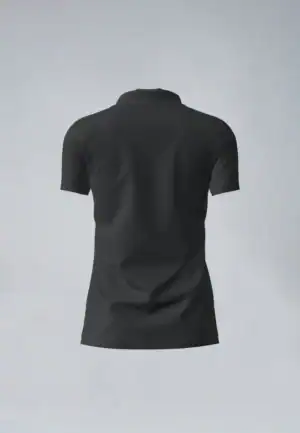 Duurzame Polo uit Koffiedrap Dames Zwart