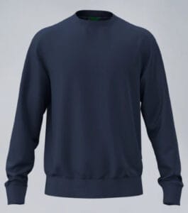 Duurzame Sweater uit Koffiedrab Heren Navy