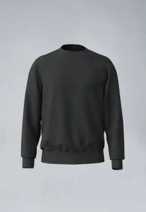 Duurzame Sweater uit Koffiedrap Heren Zwart