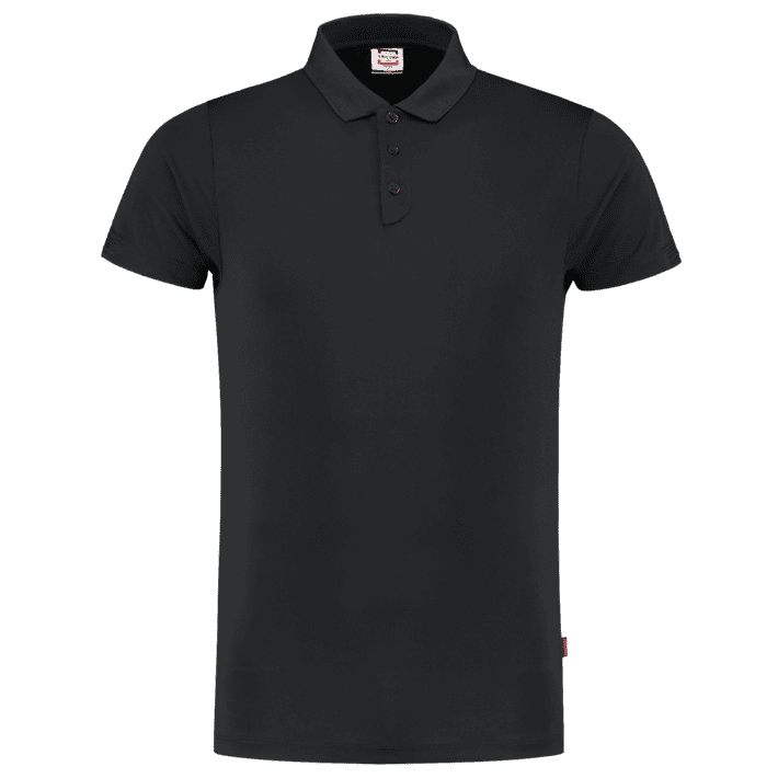 Poloshirt Cooldry Bamboe Fitted Black