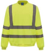 Signalisatie Sweatshirt Fluogeel