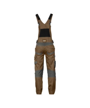 TRONIX Bretelbroek met Stretch Bruin/Grijs