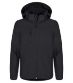 Classic Softshell Jacket Junior Zwart