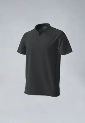 Duurzame Polo uit Koffiedrap Heren Zwart