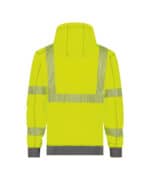 EVANS Signalisatie Hoodie met rits Fluogeel/Grijs