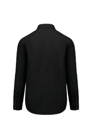 K545 - Jofrey - Herenoverhemd Lange Mouwen Zwart