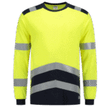 103003 T-Shirt Multinorm Bicolor Geel/Navy