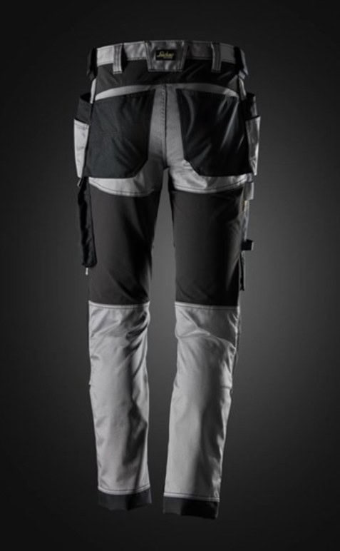 6241 Stretch Werkbroek met Holsterzakken Lichtgrijs