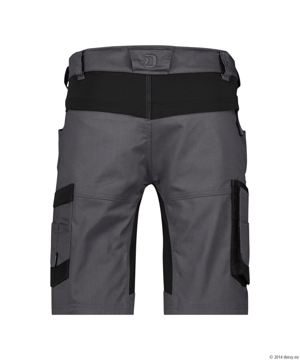 AXIS Next Stretch Werkshort Antracietgrijs/Zwart