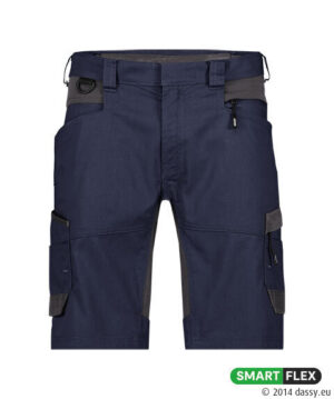 AXIS Next Stretch Werkshort Nachtblauw/Antracietgrijs