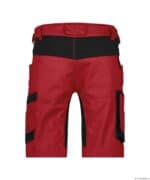 AXIS Next Stretch Werkshort Rood/Zwart