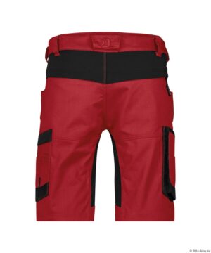 AXIS Next Stretch Werkshort Rood/Zwart