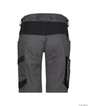 Axis Next Dames Stretch Werkshort Antracietgrijs/Zwart
