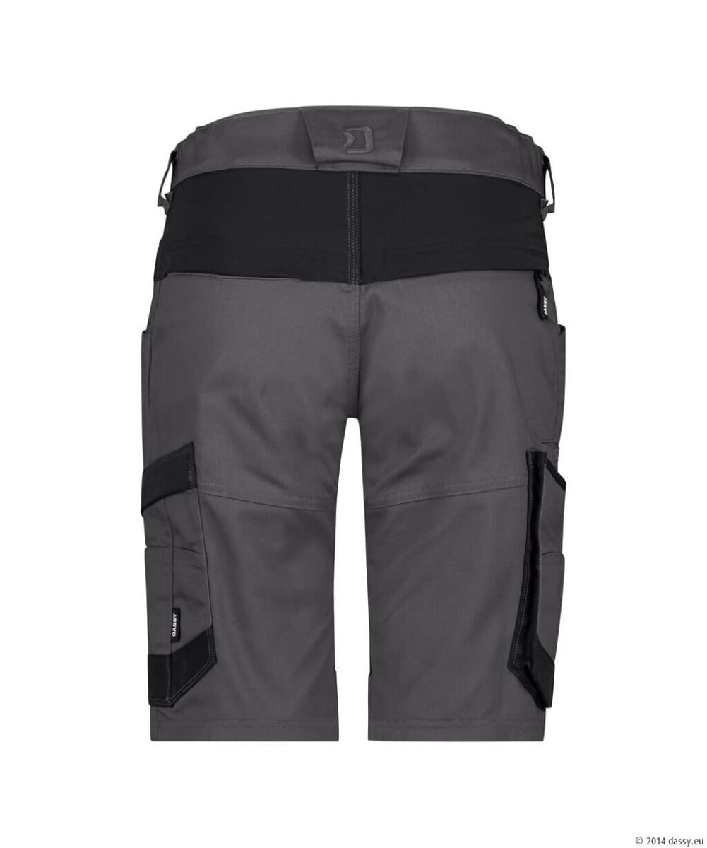 AXIS Next Dames Stretch Werkshort Antracietgrijs/Zwart