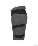 AXIS Next Dames Stretch Werkshort Antracietgrijs/Zwart