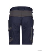 AXIS Next Dames Stretch Werkshort Nachtblauw/Antracietgrijs