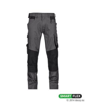 DYNAX Next Stretch Werkbroek PLUS Antracietgrijs/Zwart
