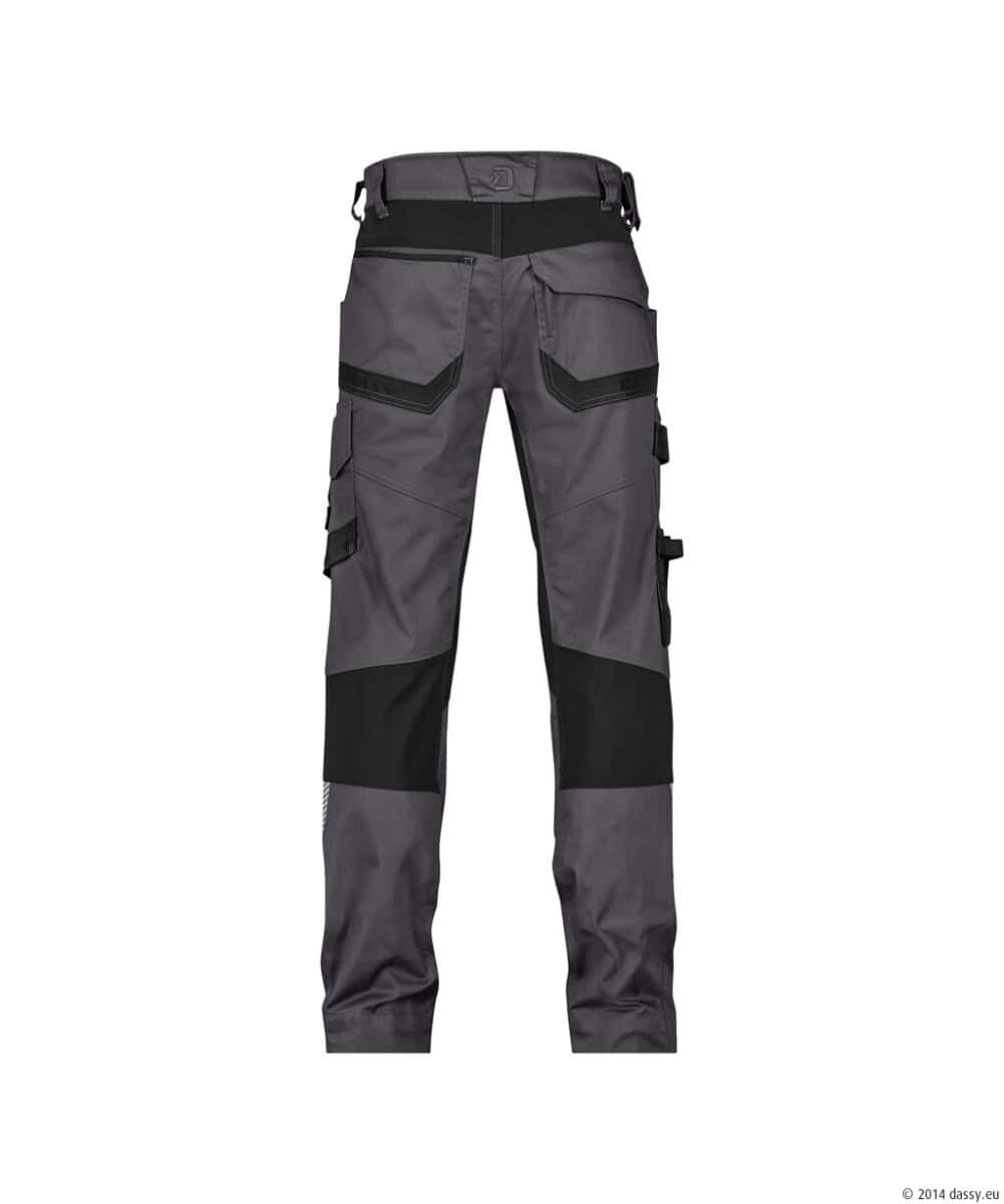 DYNAX Next Stretch Werkbroek PLUS Antracietgrijs/Zwart