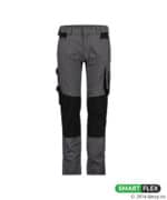 Dynax Next Stretch Werkbroek Dames Antracietgrijs/Zwart