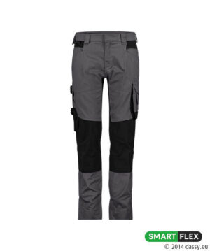 Dynax Next Stretch Werkbroek Dames Antracietgrijs/Zwart