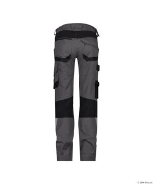 Dynax Next Stretch Werkbroek Dames Antracietgrijs/Zwart