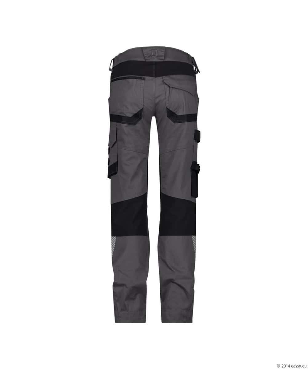 Dynax Next Stretch Werkbroek Dames Antracietgrijs/Zwart