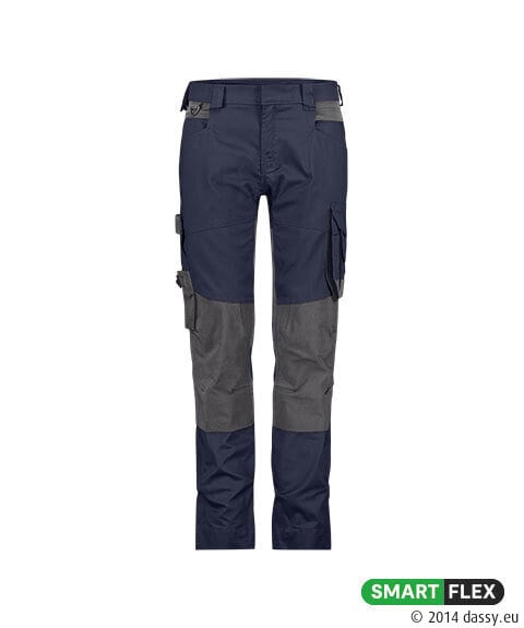 Dynax Next Stretch Werkbroek Dames Nachtblauw/Antracietgrijs