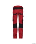 Dynax Next Stretch Werkbroek Dames Rood/Zwart